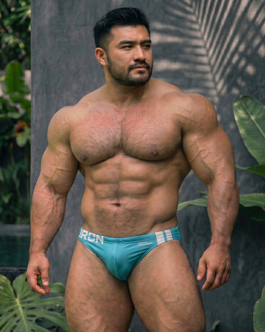 IRON ビキニ 水色